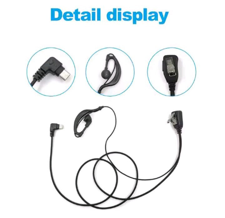 Lapel and earpiece-for Usb-C