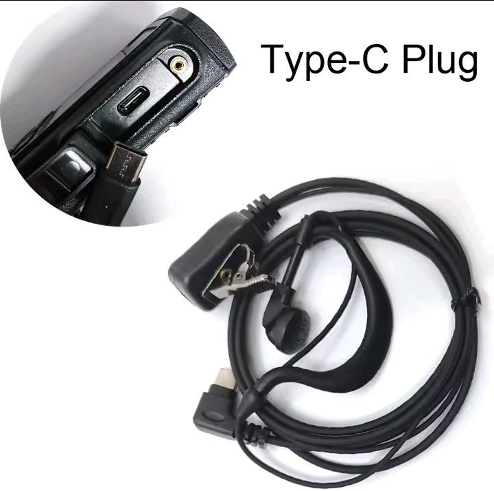 Lapel and earpiece-for Usb-C