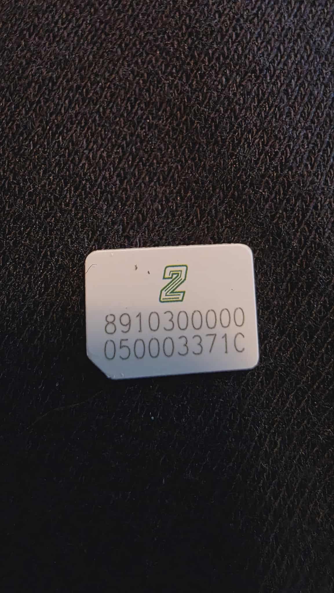 North American SIM card